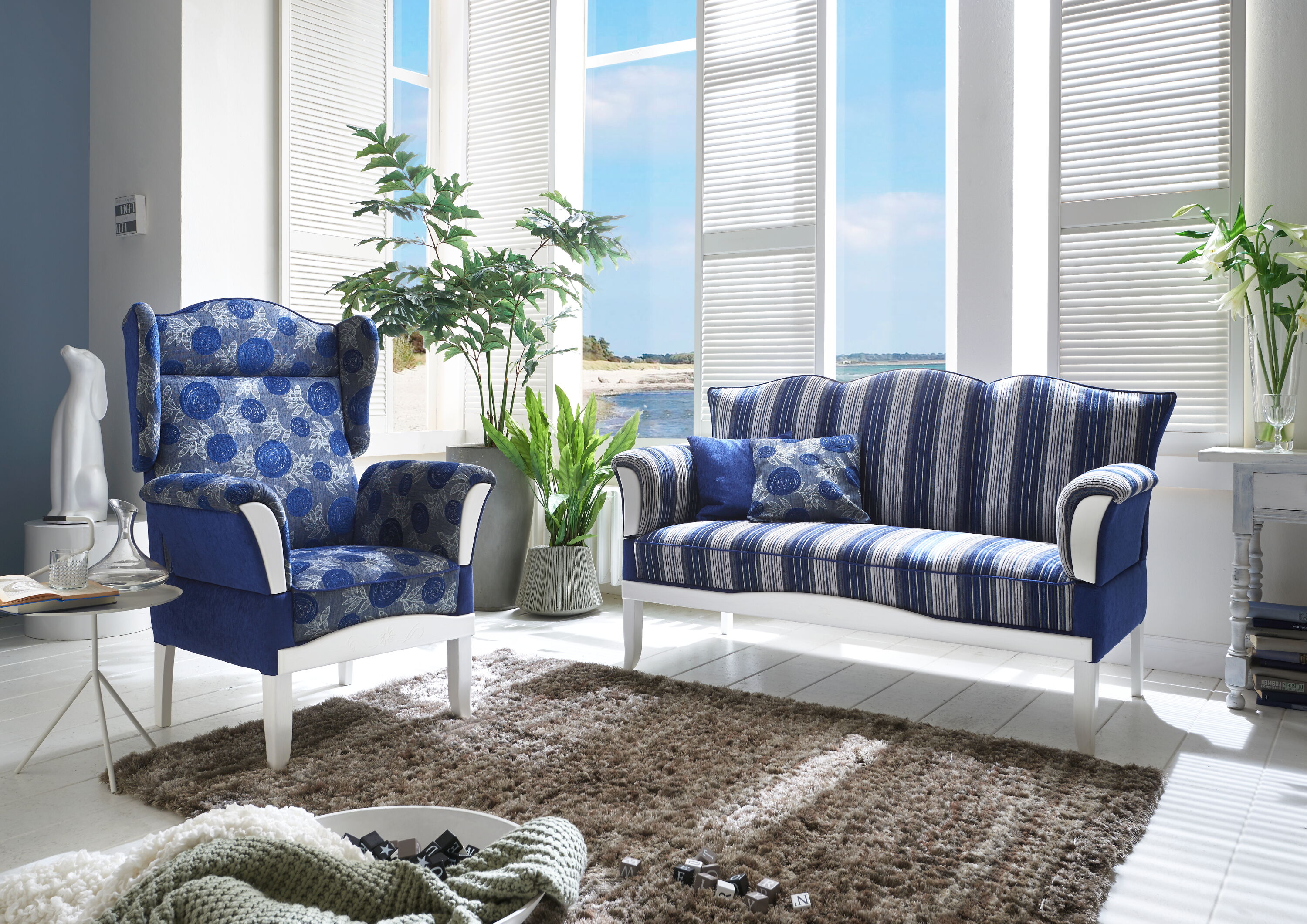 Fehmarn Sofa 3-sitzer 160 cm, Backensessel