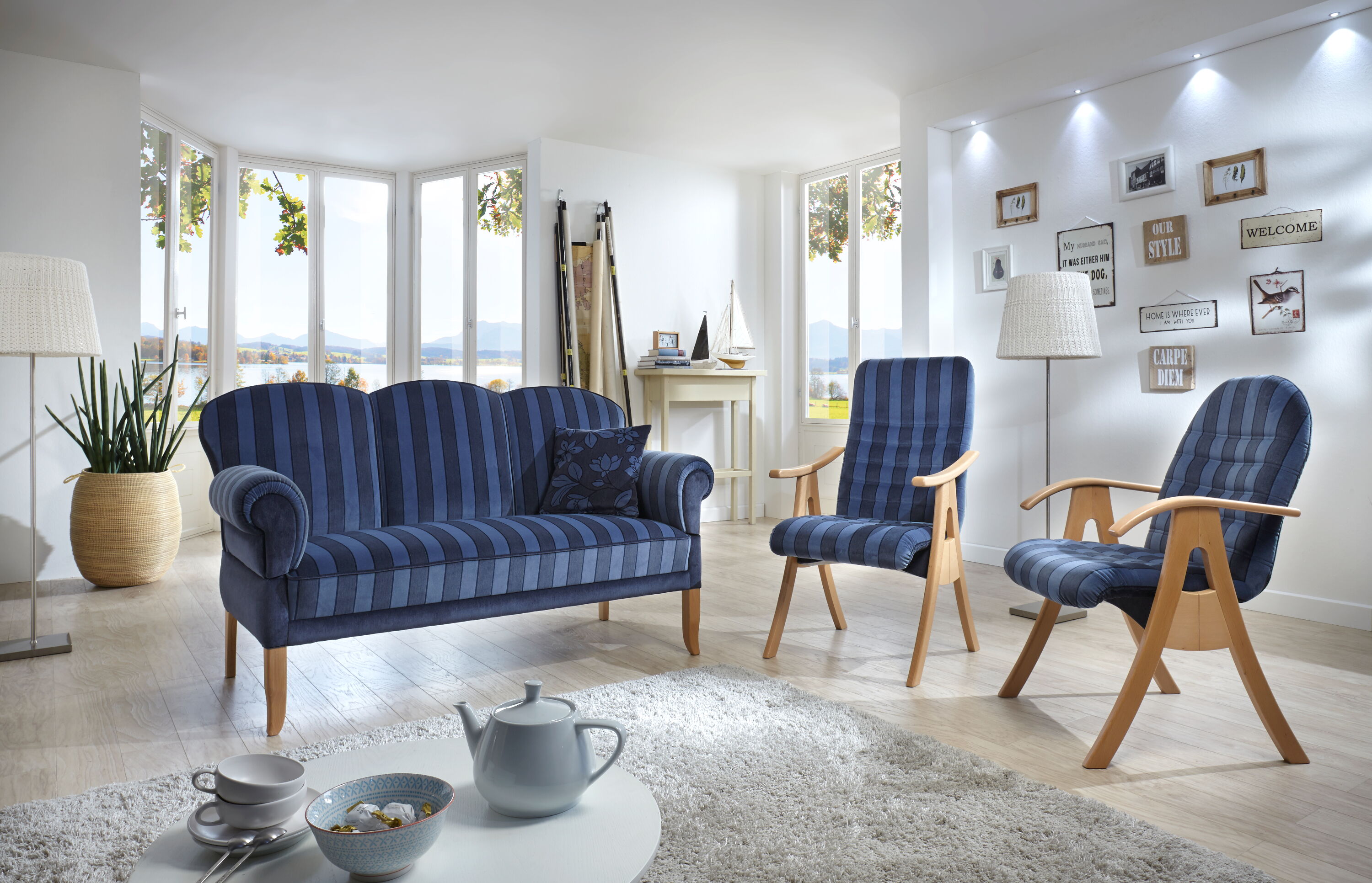 Rügen Sessel & Sofa aus Modell 200 Grasberg