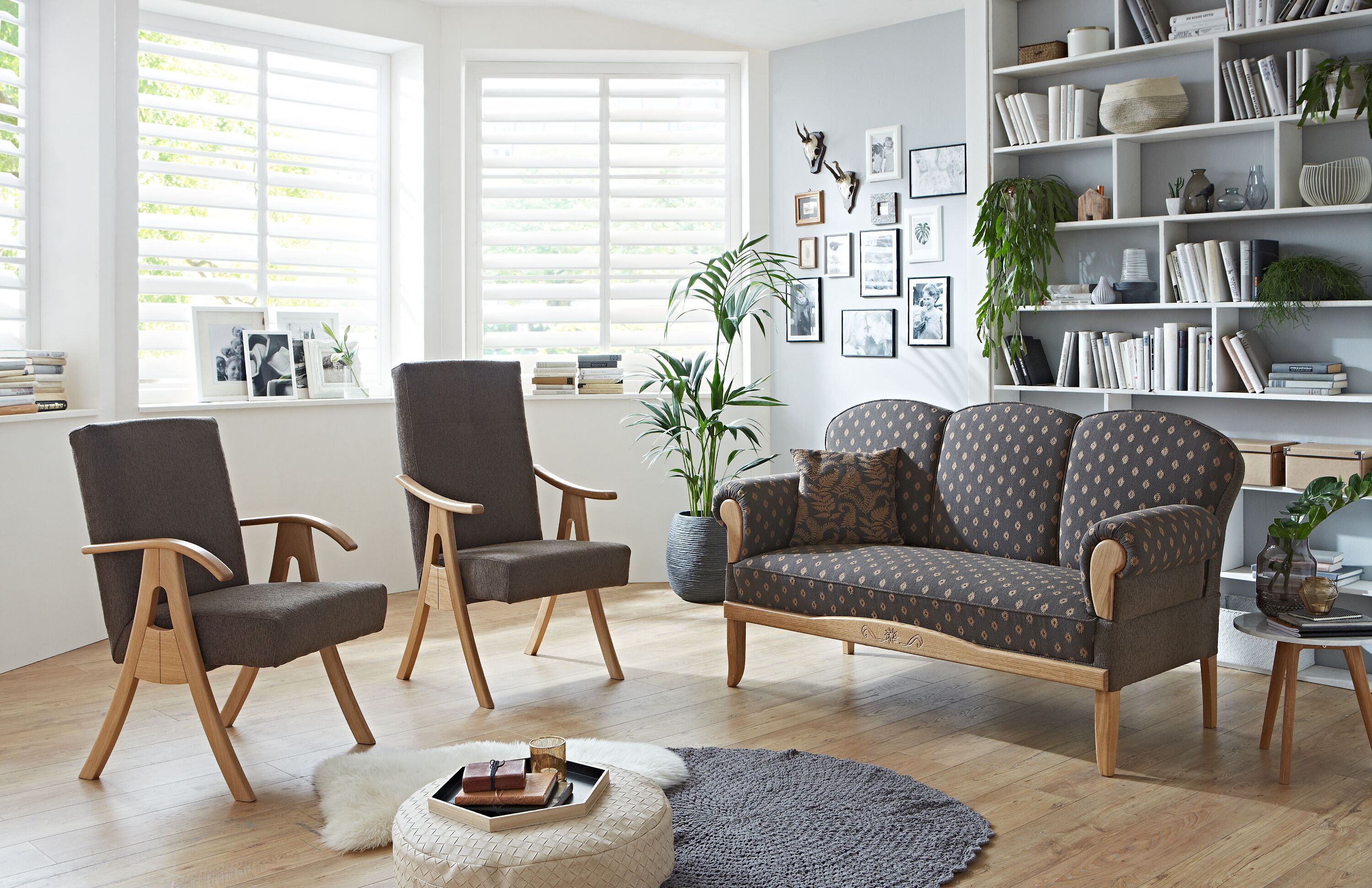 Dornum Sofa 3-sitzer 160 cm & Sessel aus Modell 198 Husum