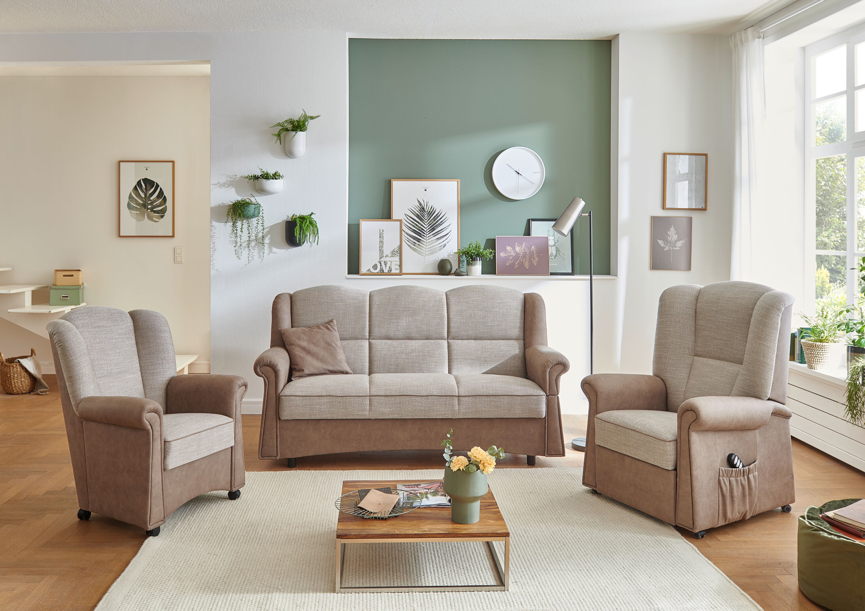 Bremen Kippcouch 176cm, Sessel & Fernsehsessel