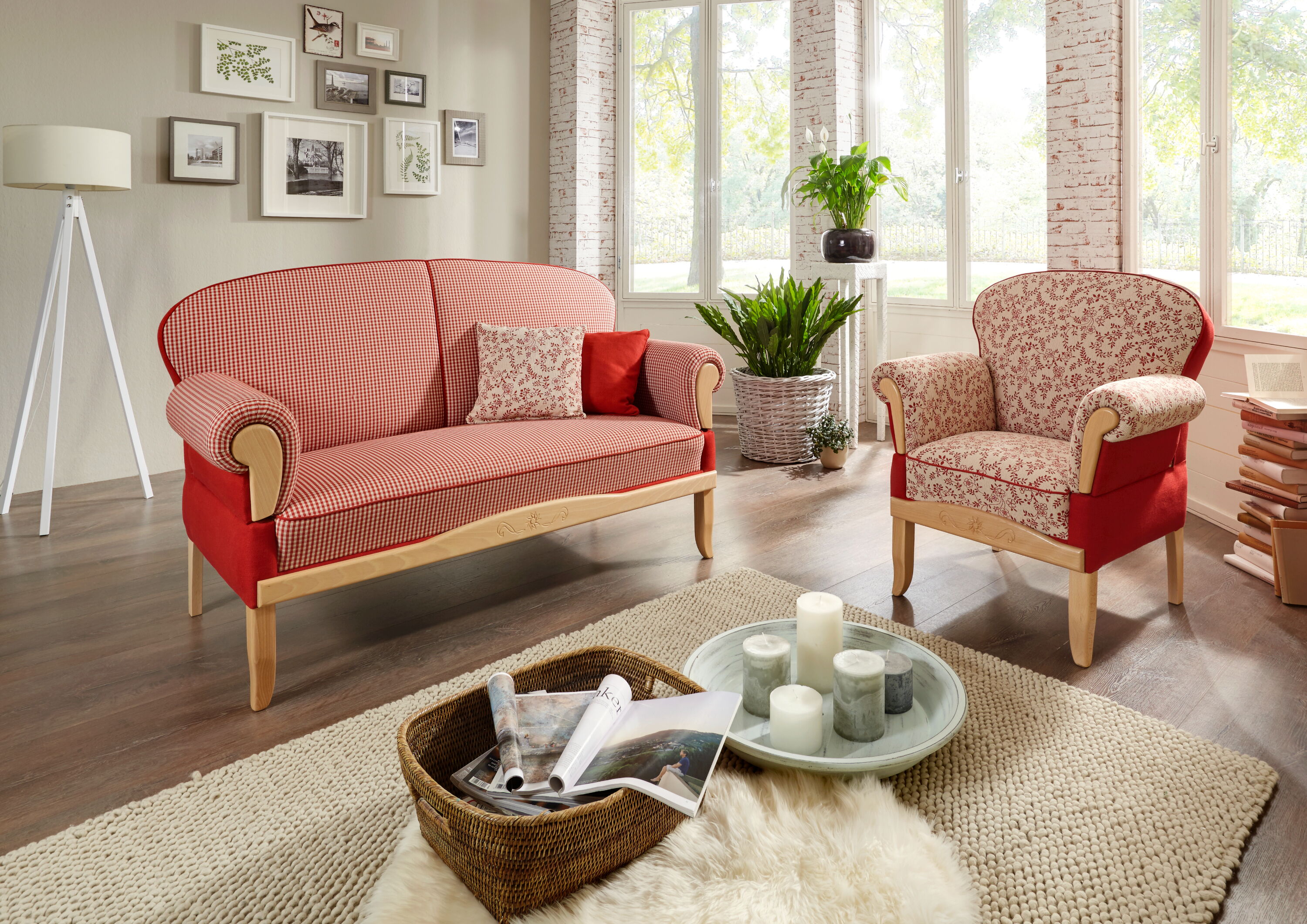 Borkum Sofa 3-sitzer 160 cm & Sessel