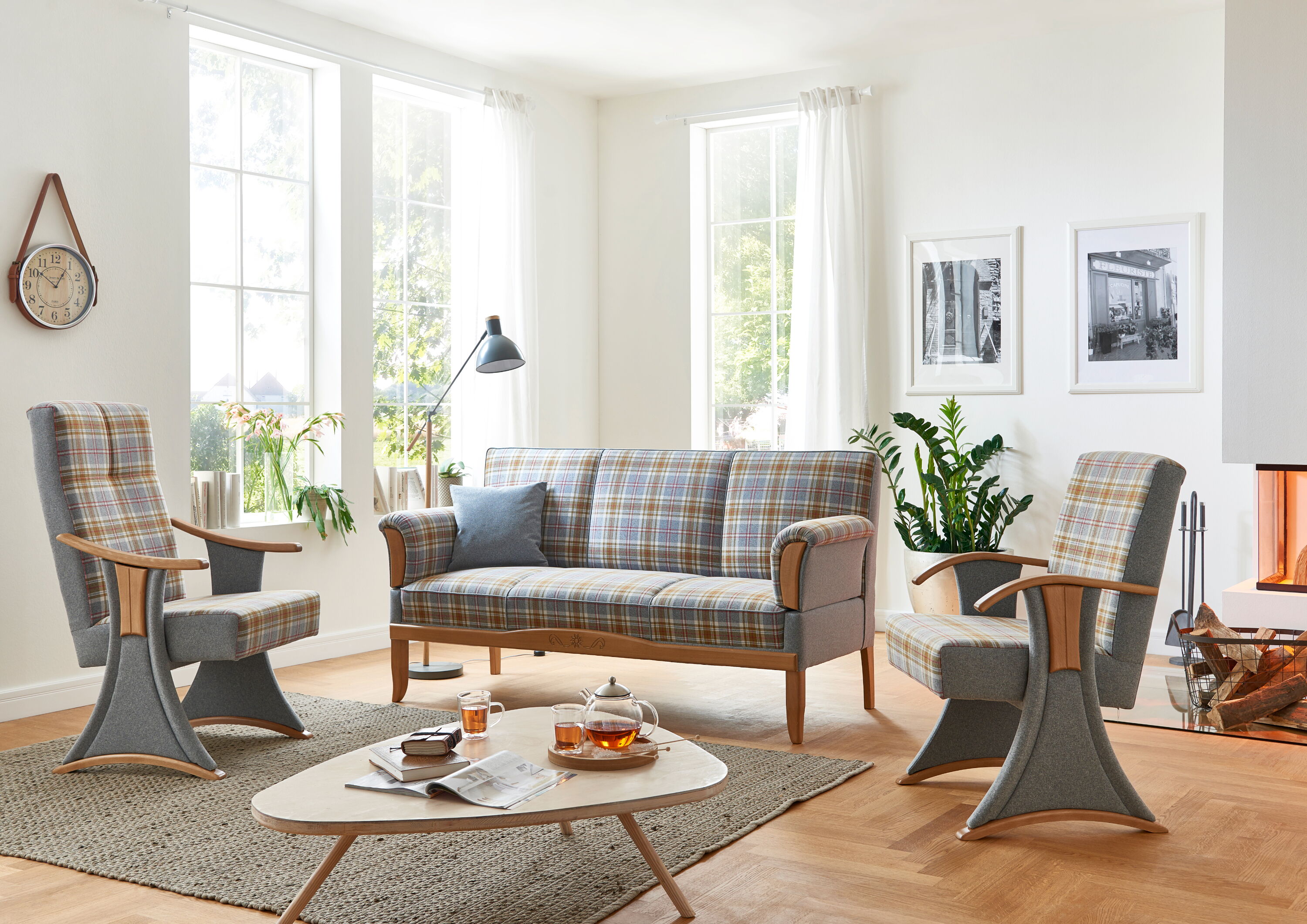 Heide Sessel & Sofa aus Modell 204 Borkum